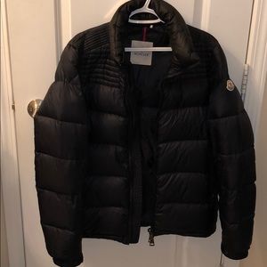 Moncler coat. It is real one I bought from Chicago